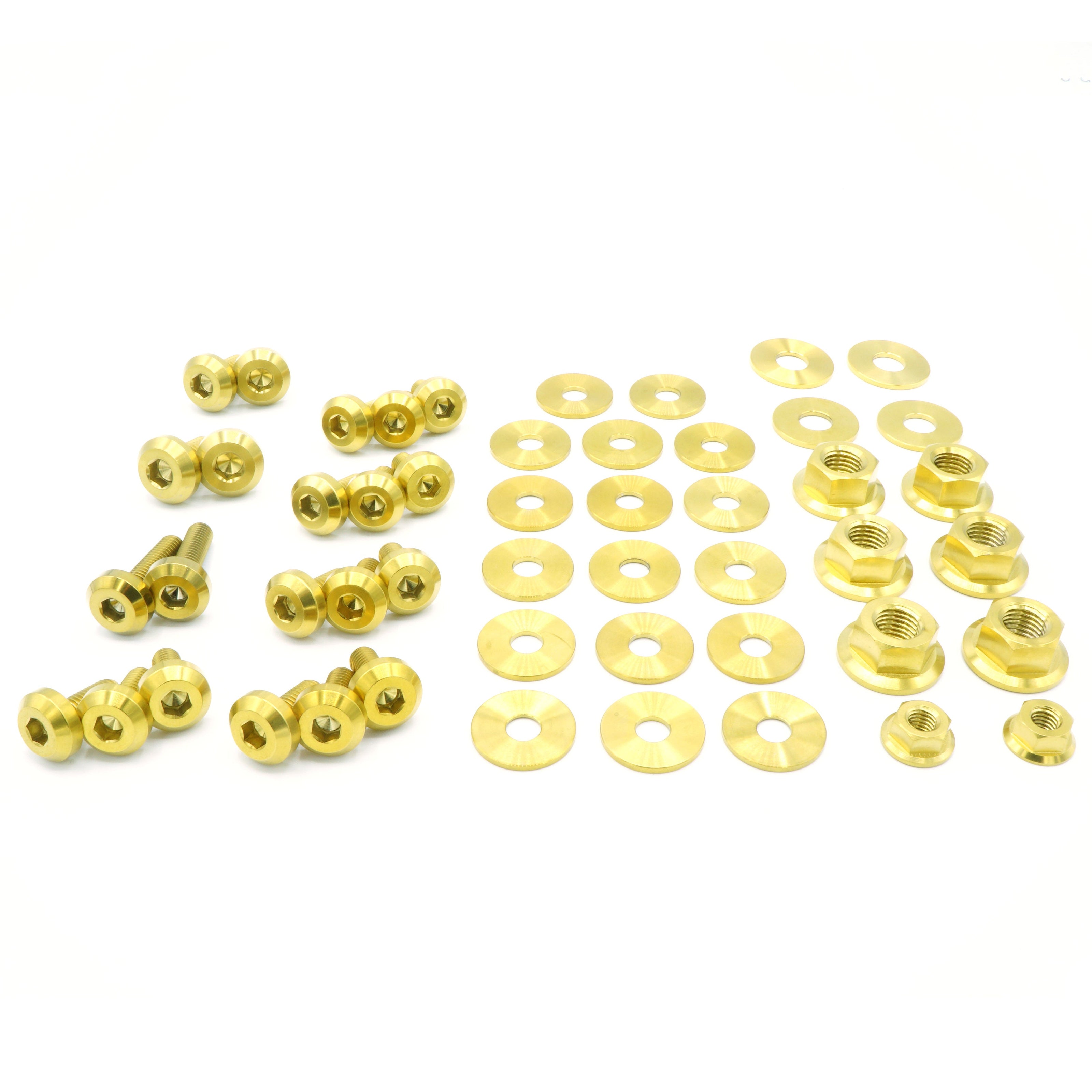 Titanium Hardware Engine Bay Kit - Nissan Skyline GTS-R (R31) - JSI Racing 