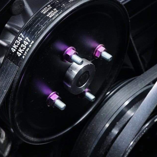 Titanium Hardware Water Pump Pulley Kit - SR20DET/KA24DE - JSI Racing 
