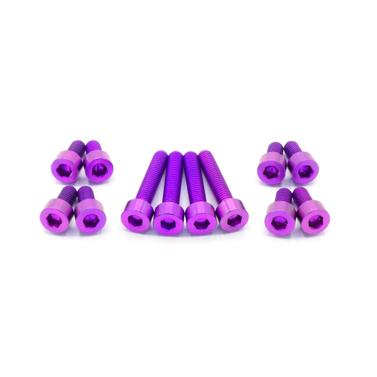 Titanium Hardware Coil Pack Cover Kit - RB25 Engine - JSI Racing 