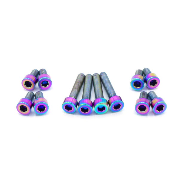 Titanium Hardware Coil Pack Cover Kit - RB25 Engine - JSI Racing 