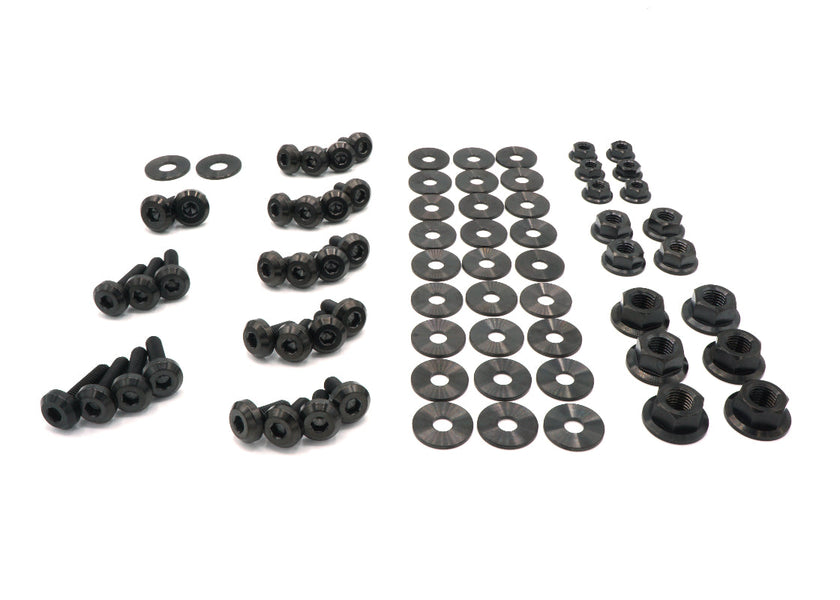 Stage 2 Titanium Hardware Engine Bay Kit - Nissan S15 (1999-2002) - JSI Racing 