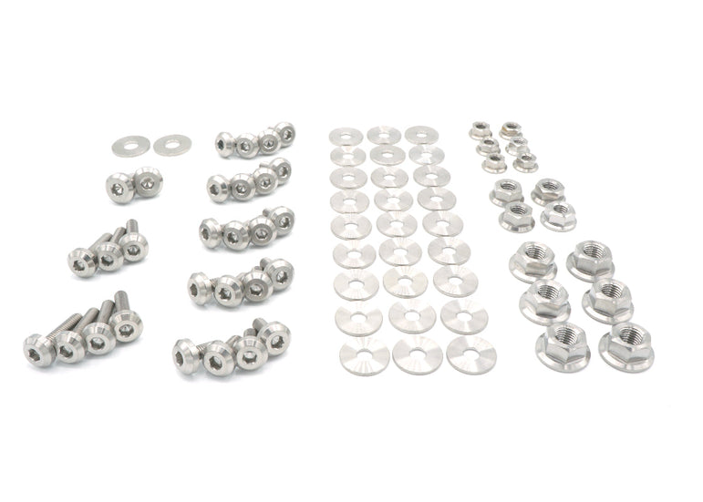 Stage 2 Titanium Hardware Engine Bay Kit - Nissan S15 (1999-2002) - JSI Racing 