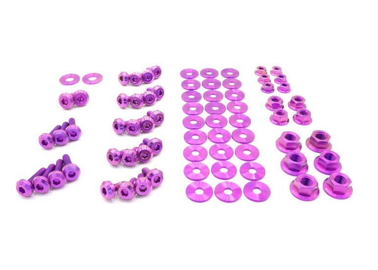 Stage 2 Titanium Hardware Engine Bay Kit - Nissan S15 (1999-2002) - JSI Racing 