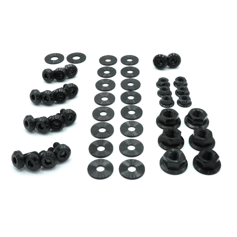 Stage 1 Titanium Hardware Engine Bay Kit - Nissan S15 (1999-2002) - JSI Racing 