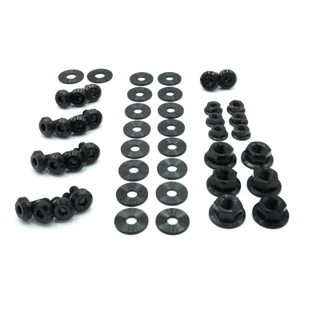 Stage 1 Titanium Hardware Engine Bay Kit - Nissan S15 (1999-2002) - JSI Racing 