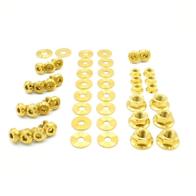 Stage 1 Titanium Hardware Engine Bay Kit - Nissan S15 (1999-2002) - JSI Racing 
