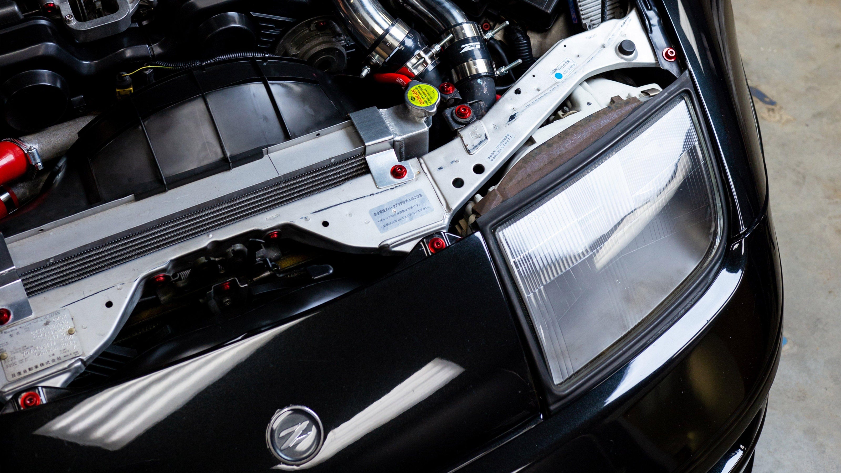 Stage 1 Titanium Hardware Engine Bay Kit - Nissan 300ZX (1990-1999) - JSI Racing 
