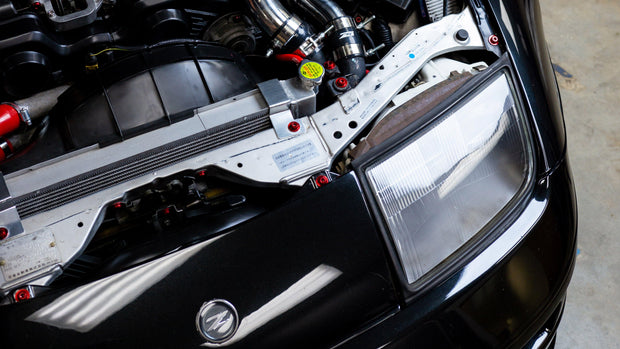 Stage 1 Titanium Hardware Engine Bay Kit - Nissan 300ZX (1990-1999) - JSI Racing 