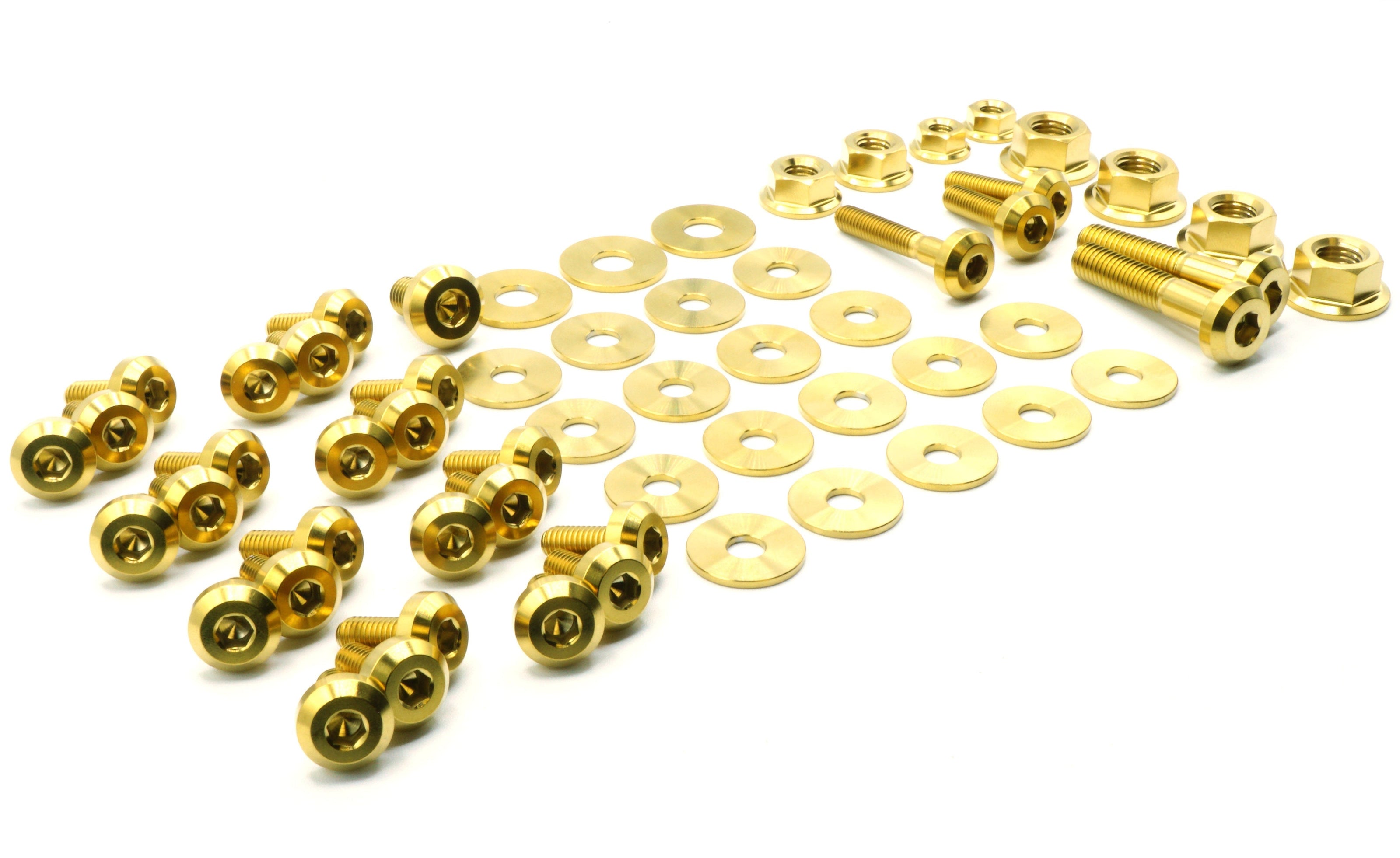 Stage 2 Titanium Hardware Engine Bay Kit - Nissan 300ZX (1990-1999) - JSI Racing 