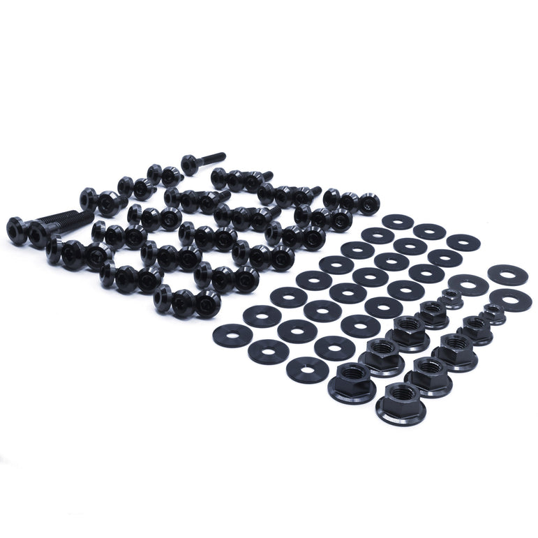 Stage 3 Titanium Hardware Engine Bay Kit - Nissan 300ZX (1990-1999) - JSI Racing 