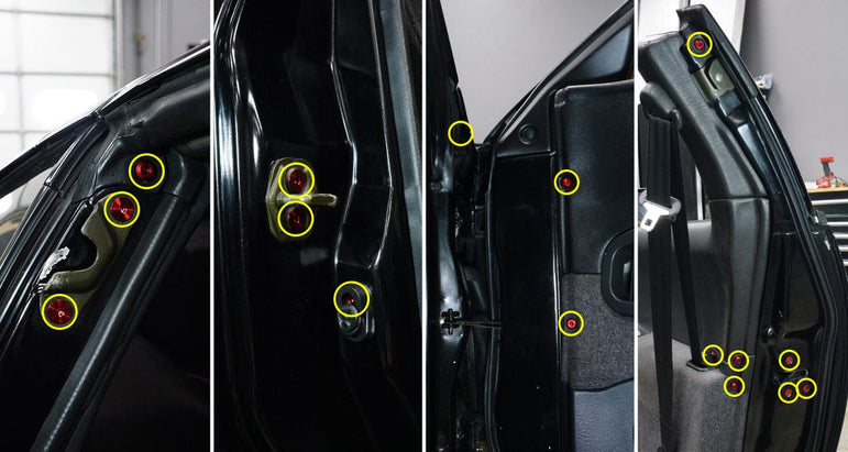 Titanium Hardware Door Kit - Nissan 300ZX (1990-1999) - JSI Racing 