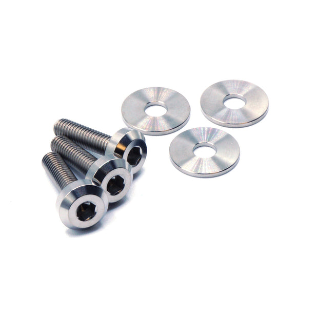 Titanium Hardware Power Steering Reservoir Kit - Nissan 300ZX (1990-1999) - JSI Racing 