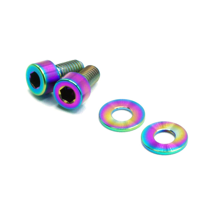 Titanium Hardware Fuel Door Kit - Nissan 300ZX (1990-1999) - JSI Racing 