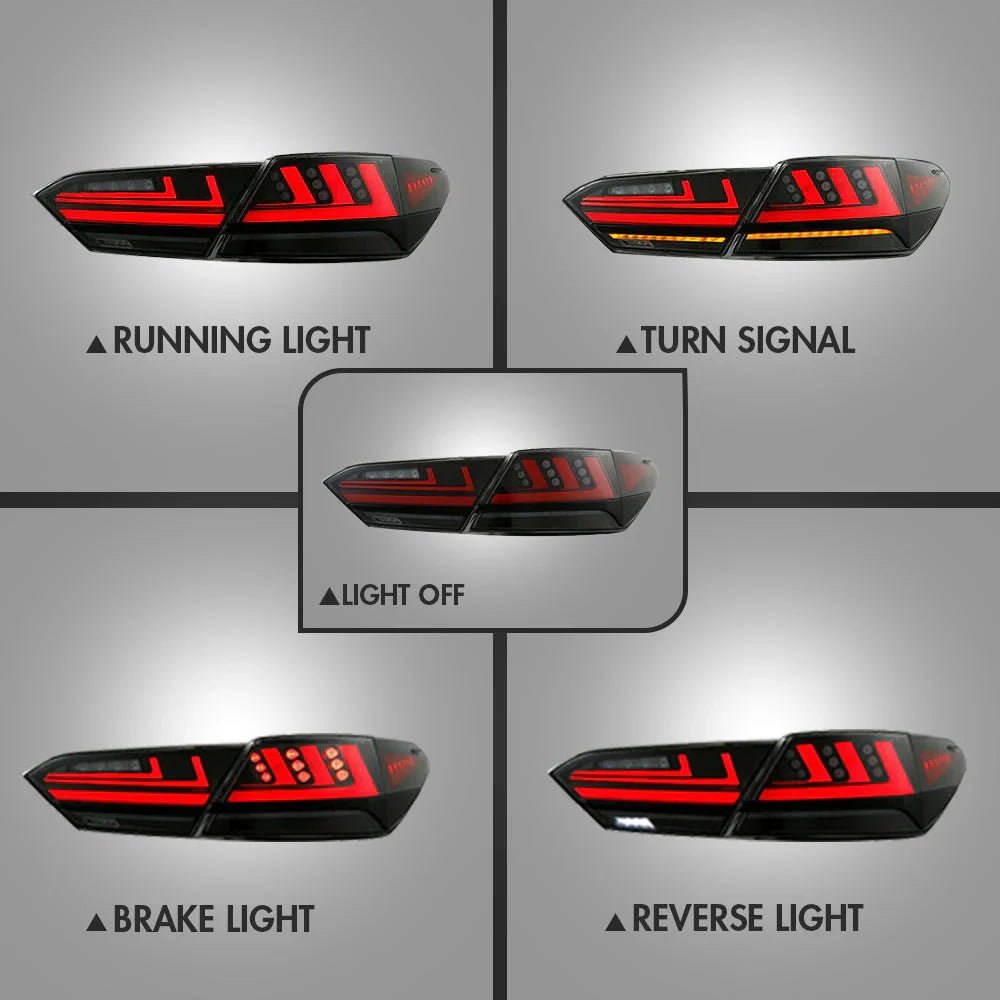 NTXGlow LED Tail Lights Lexus Style (2018-2023 Toyota Camry) - JSI Racing 