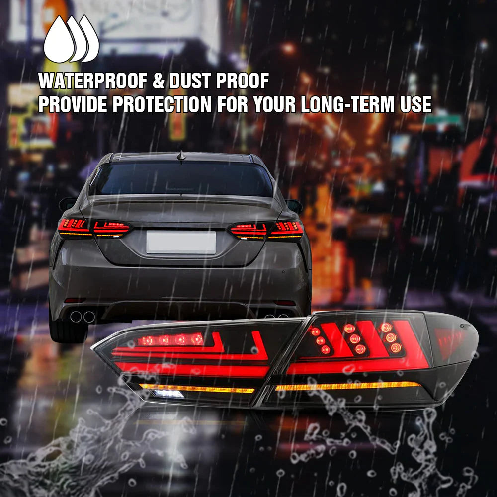 NTXGlow LED Tail Lights Lexus Style (2018-2023 Toyota Camry) - JSI Racing 