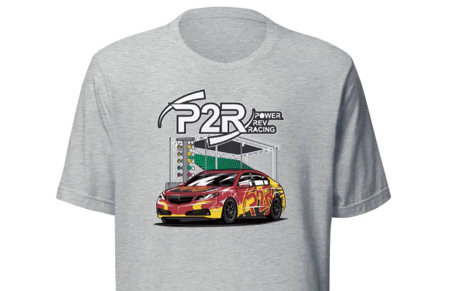 P2R 4th Gen Acura TL Design T-Shirt P2R Power Rev Racing