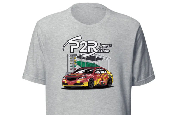 P2R 4th Gen Acura TL Design T-Shirt P2R Power Rev Racing