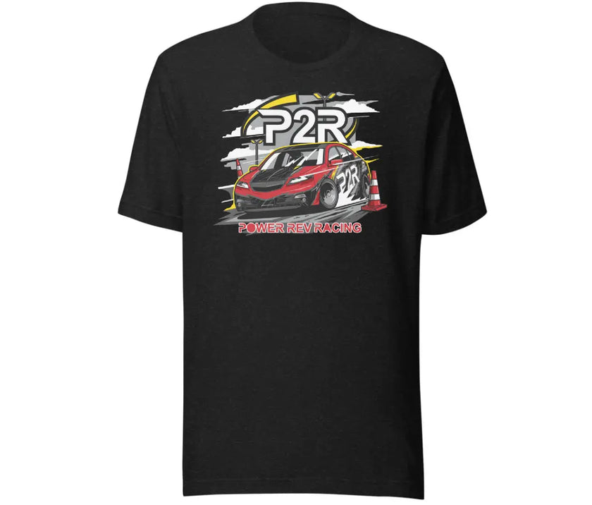 P2R 4th Gen Acura TL Autocross Design T-Shirt P2R Power Rev Racing