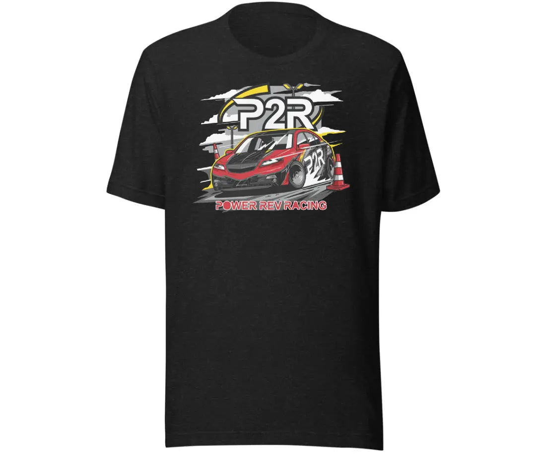 P2R 4th Gen Acura TL Autocross Design T-Shirt P2R Power Rev Racing