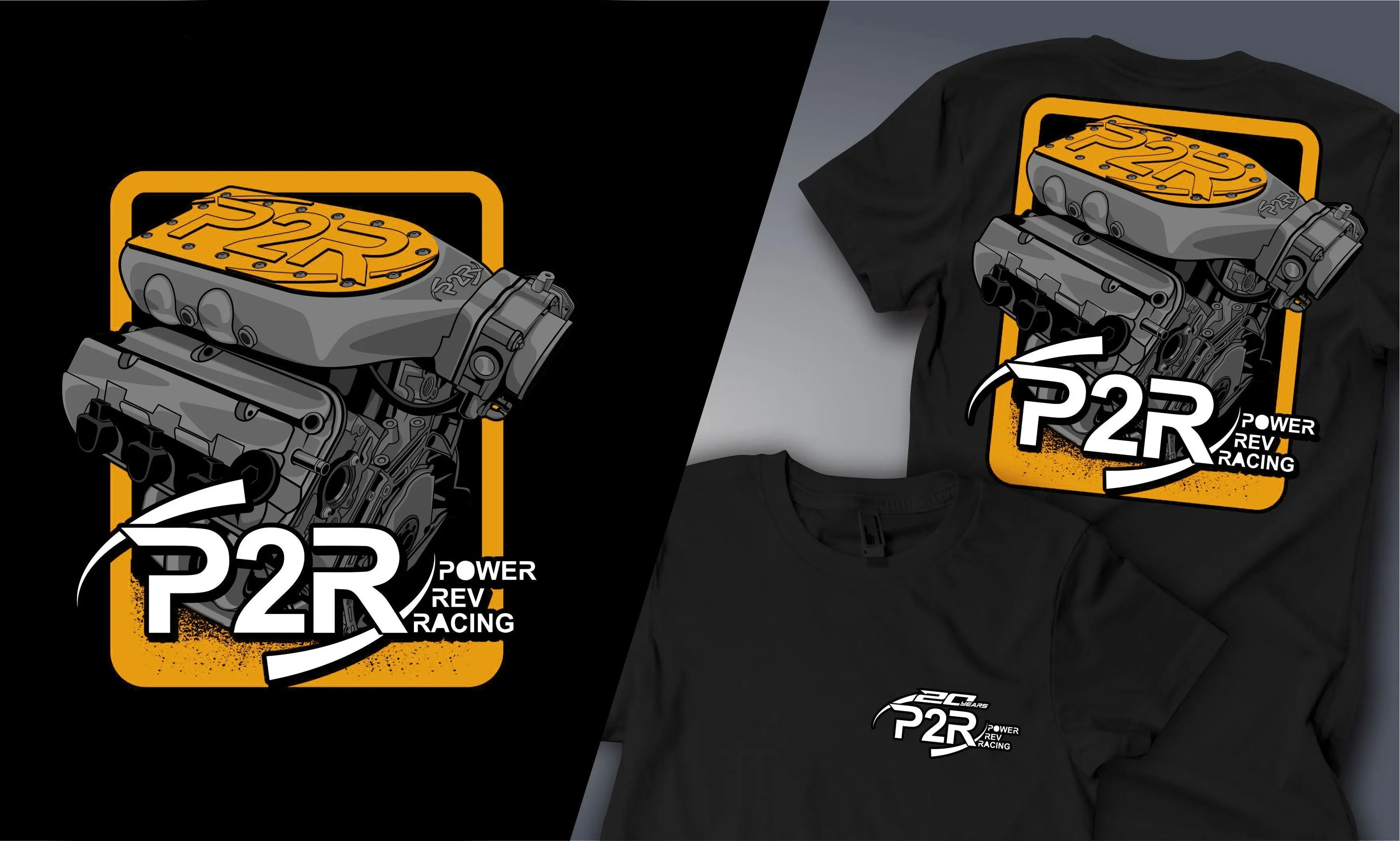 P2R 20 Year Anniversary T-Shirt P2R Power Rev Racing