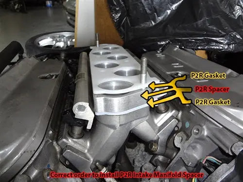 P2R J Series V6 Intake Manifold Spacer P2R Power Rev Racing