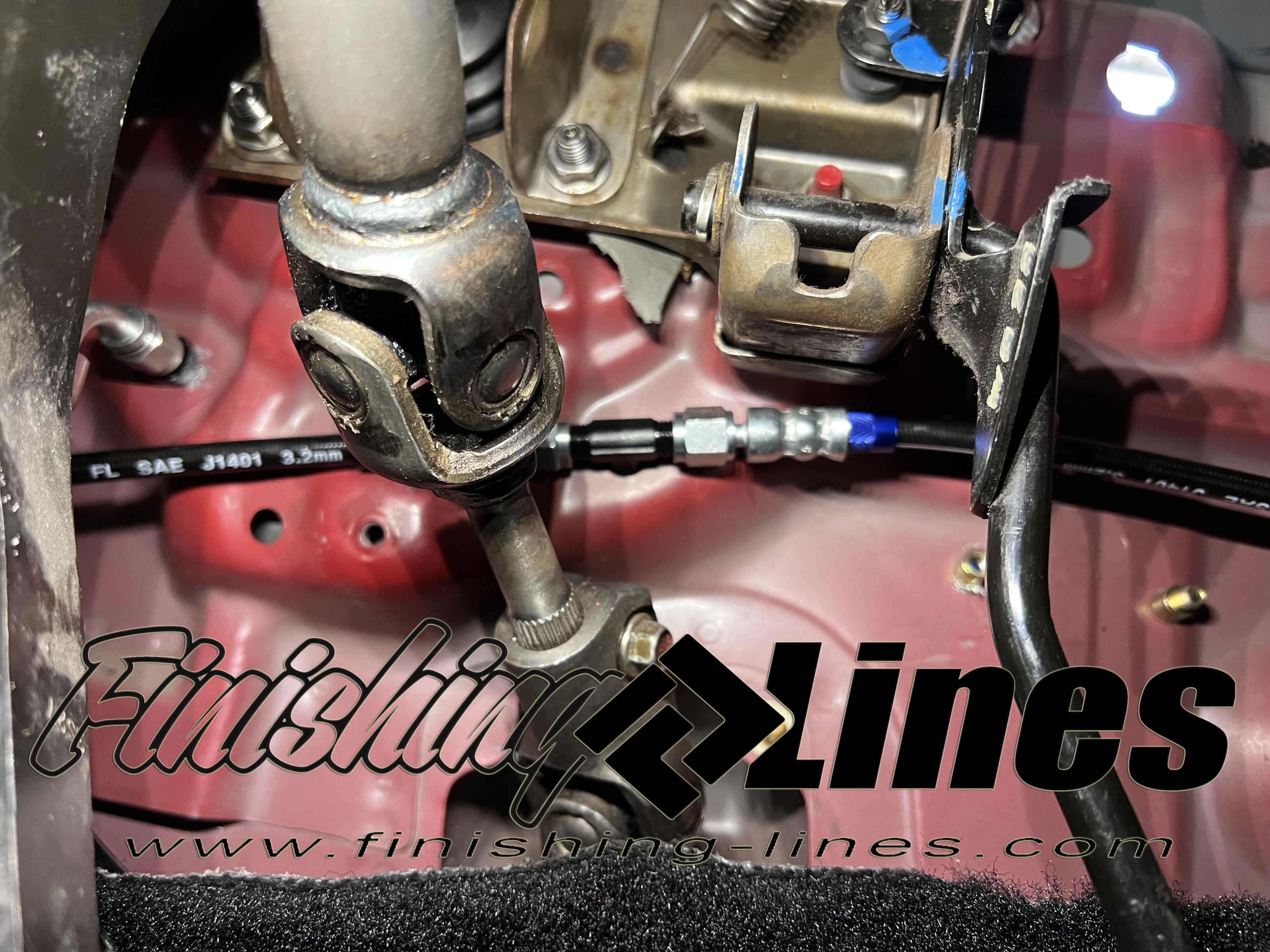 Finishing Lines EG Civic/DC Integra SFWD V3 Front Brake Line Kit - JSI Racing 