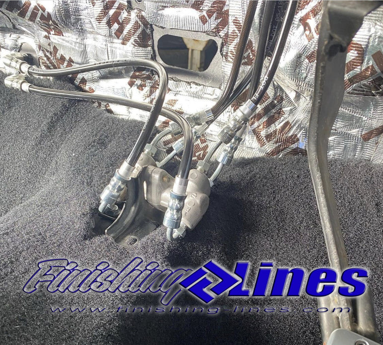 Finishing Lines RHD EG Full Tuck Brake Line Kit (Stock Master) - JSI Racing 