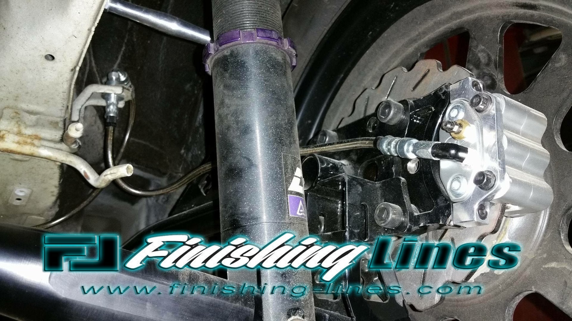 Finishing Lines EG/DC/EK Rear Caliper Hose Kit – Tubular Trailing Arms (1/8