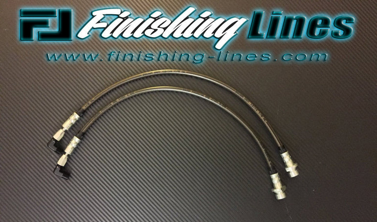 Finishing Lines EG/DC/EK Rear Caliper Hose Kit – Tubular Trailing Arms (1/8" NPT) - JSI Racing 