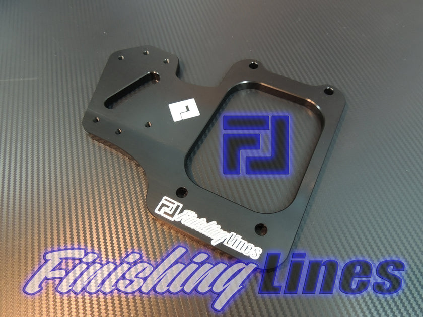Finishing Lines Black Staging Brake Mounting Plate – RHD B/D Series - JSI Racing 