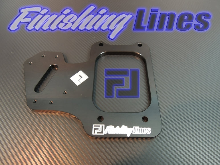 Finishing Lines Black Staging Brake Mounting Plate – RHD B/D Series - JSI Racing 