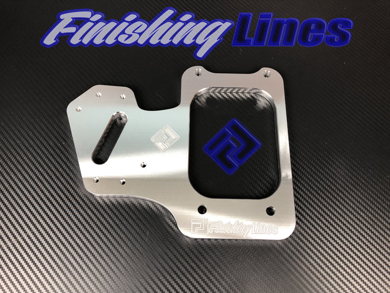 Finishing Lines Black Staging Brake Mounting Plate – RHD B/D Series - JSI Racing 