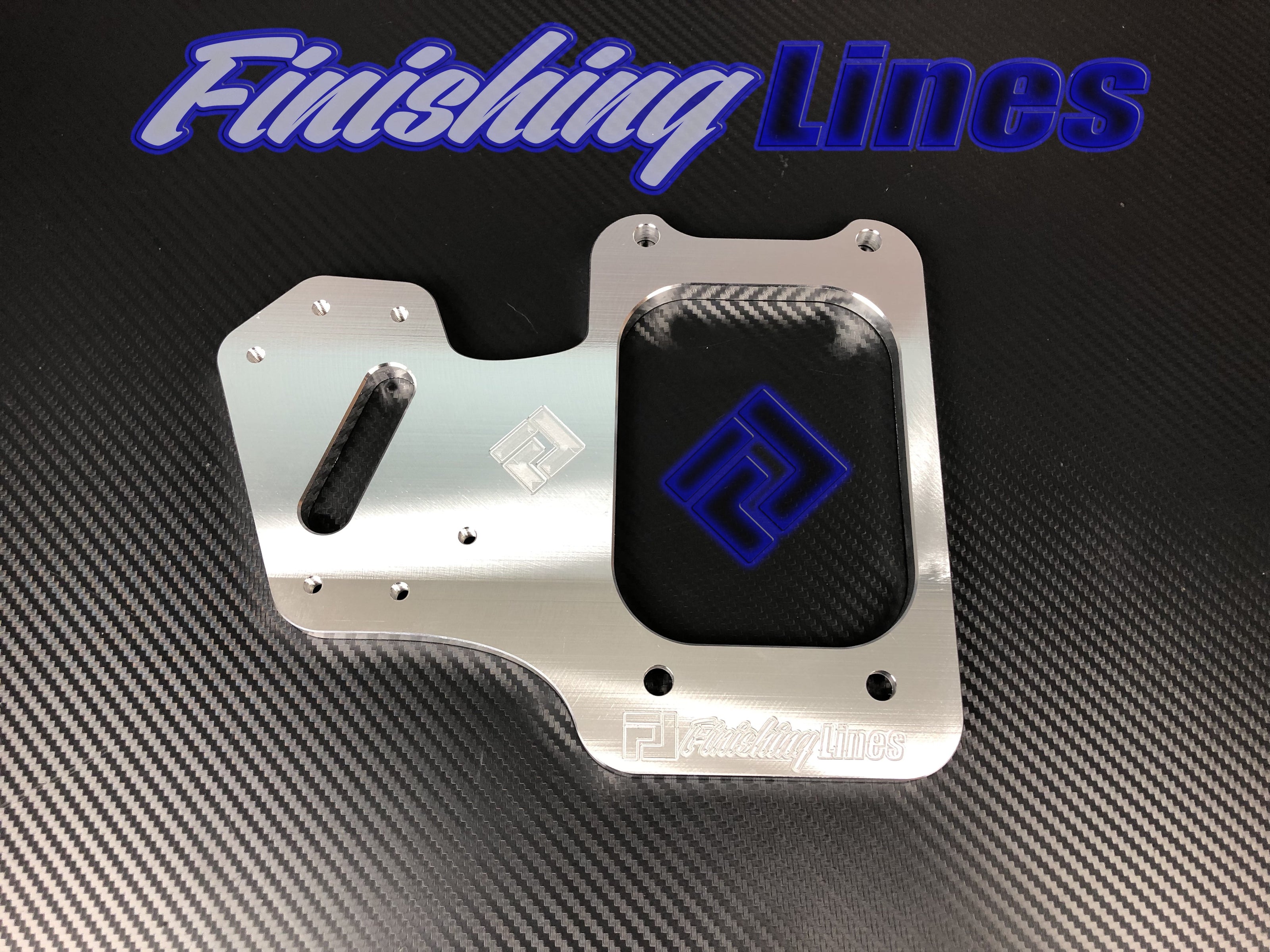 Finishing Lines Black Staging Brake Mounting Plate – RHD B/D Series - JSI Racing 