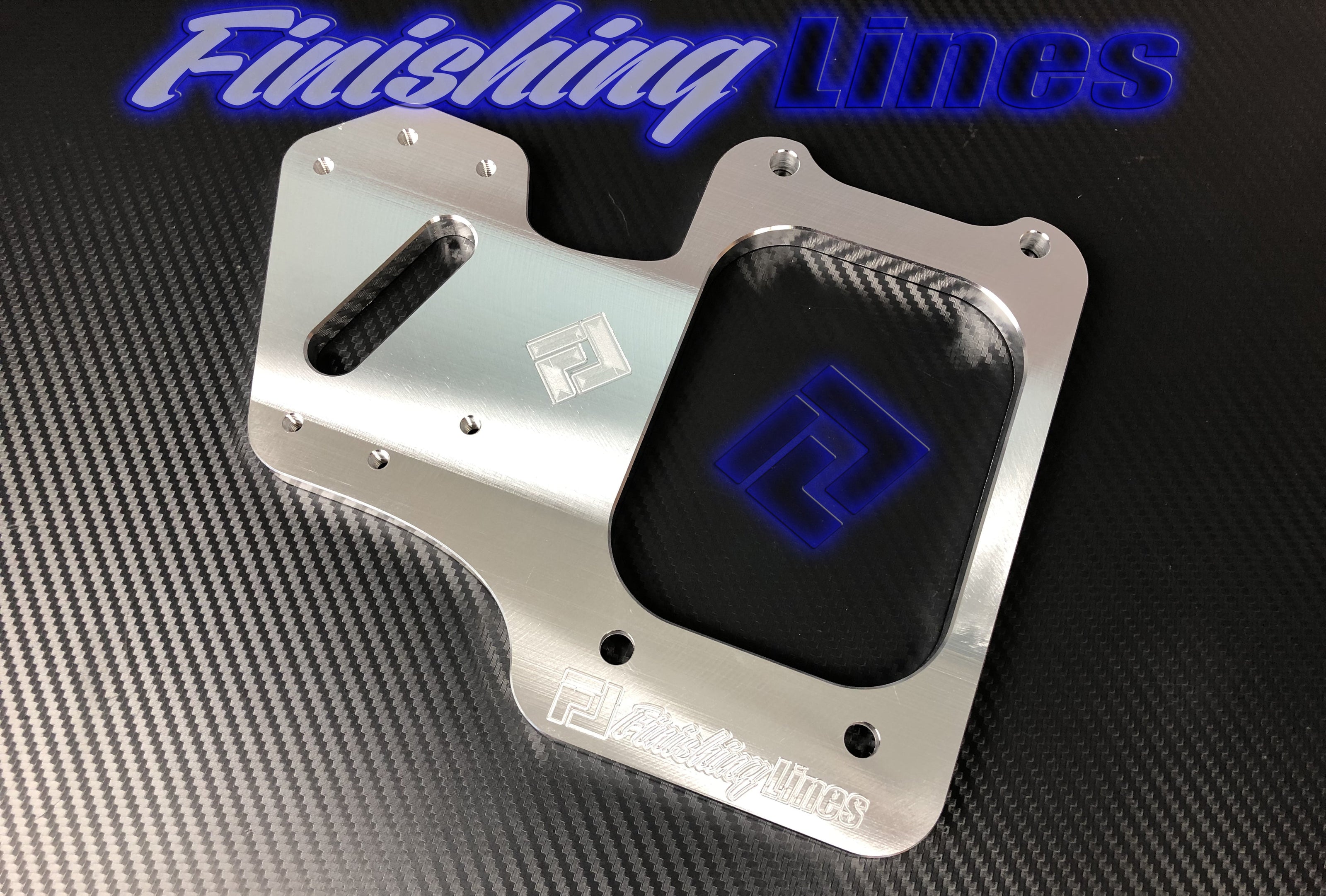 Finishing Lines Black Staging Brake Mounting Plate – RHD B/D Series - JSI Racing 