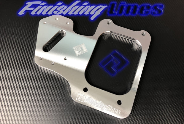 Finishing Lines Black Staging Brake Mounting Plate – RHD B/D Series - JSI Racing 