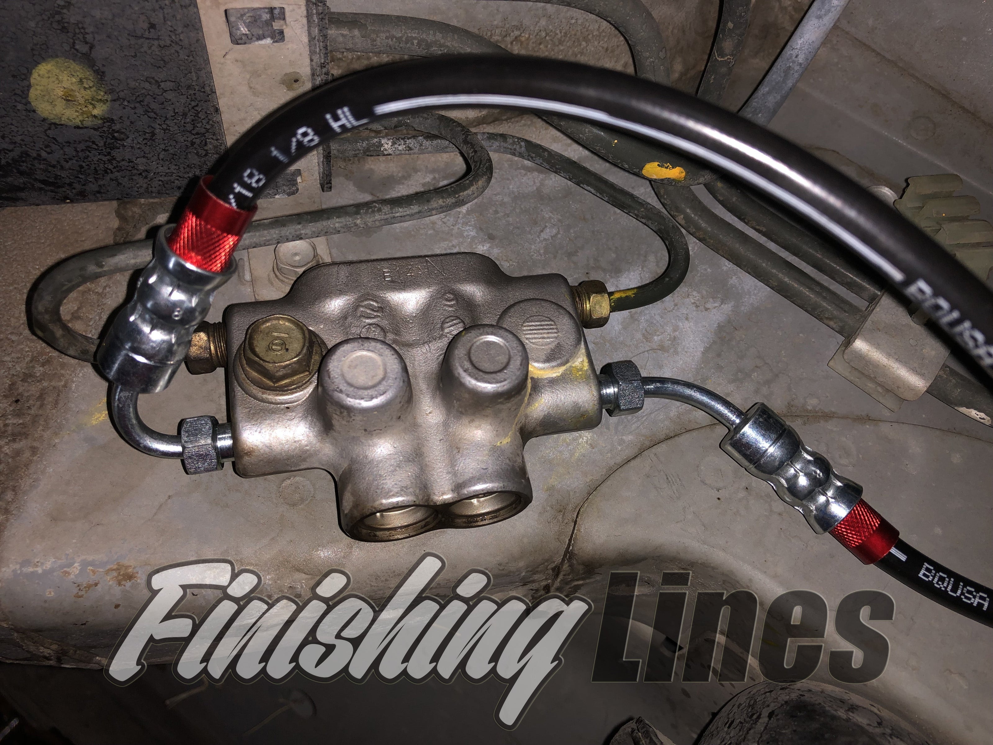 Finishing Lines S2000 ABS Relocation Brake Line Kit - JSI Racing 
