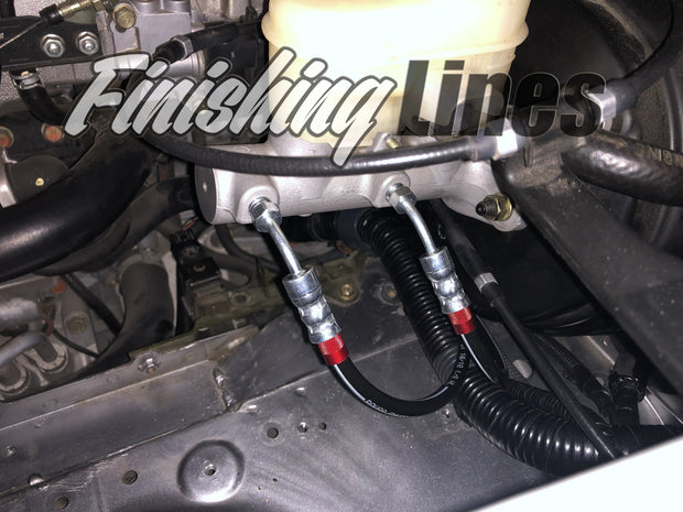Finishing Lines S2000 ABS Relocation Brake Line Kit - JSI Racing 