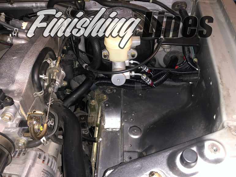 Finishing Lines S2000 ABS Relocation Brake Line Kit - JSI Racing 