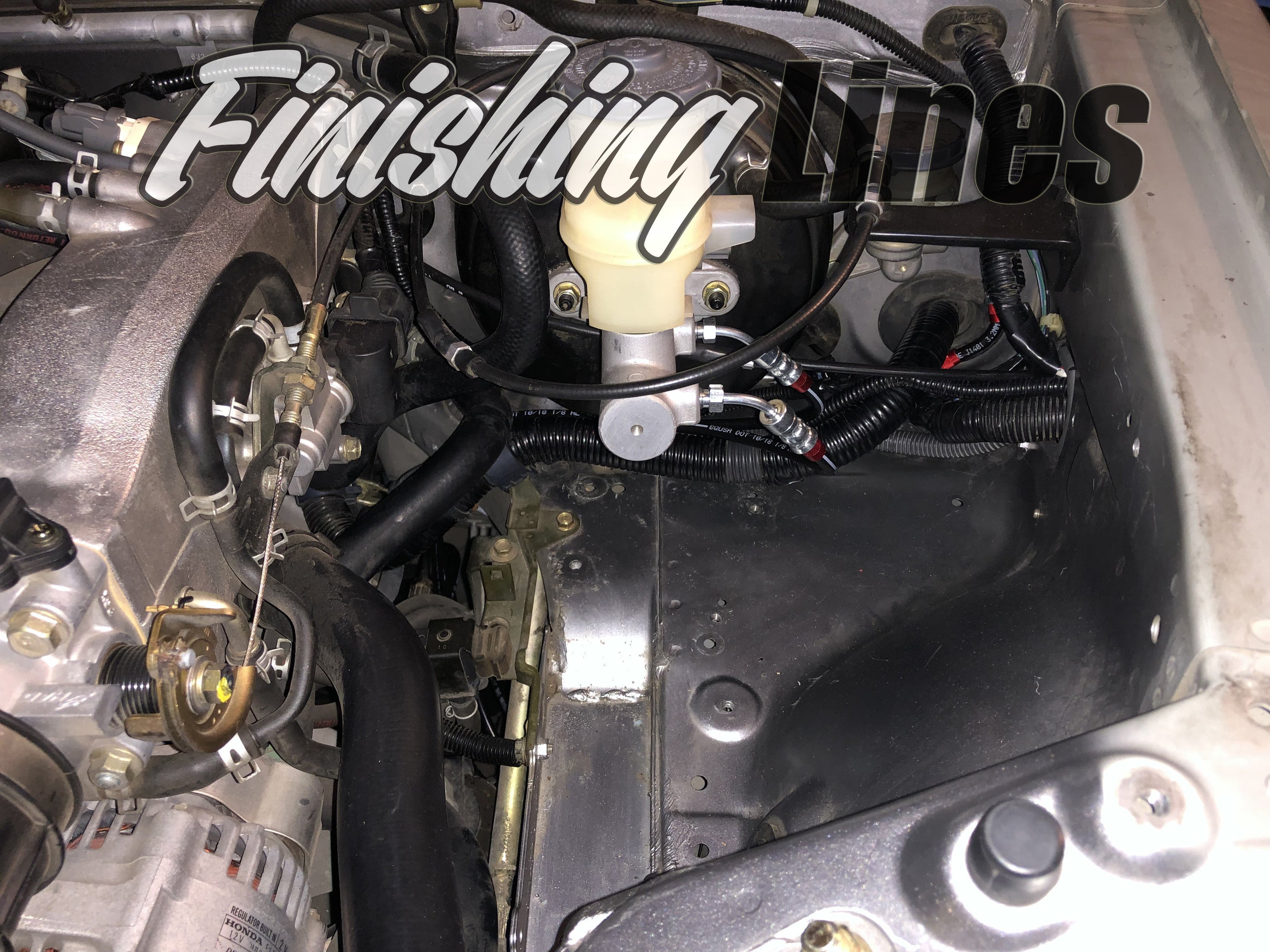 Finishing Lines S2000 ABS Relocation Brake Line Kit - JSI Racing 
