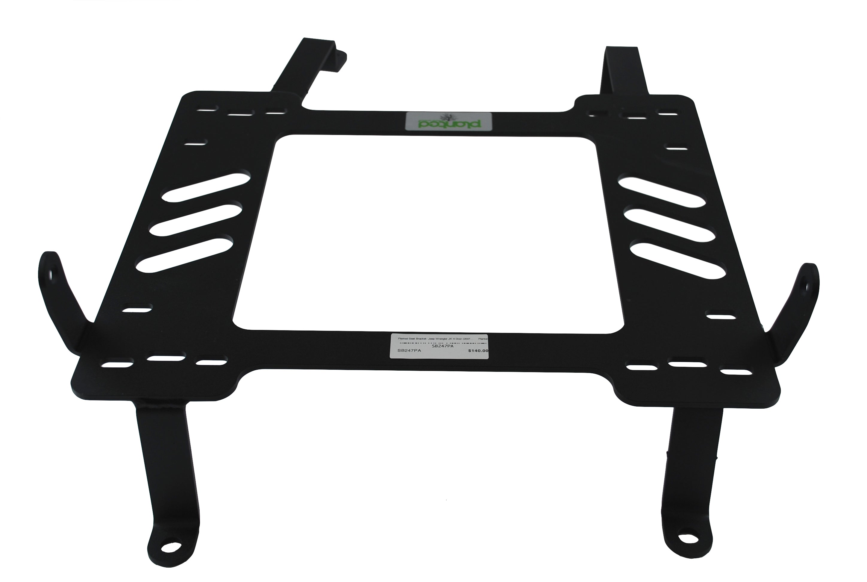 Planted Seat Bracket- Jeep Wrangler JK 4 Door (2007-2018) LOW - Passenger / Right *Mounts to floor not pedestal Planted Technology
