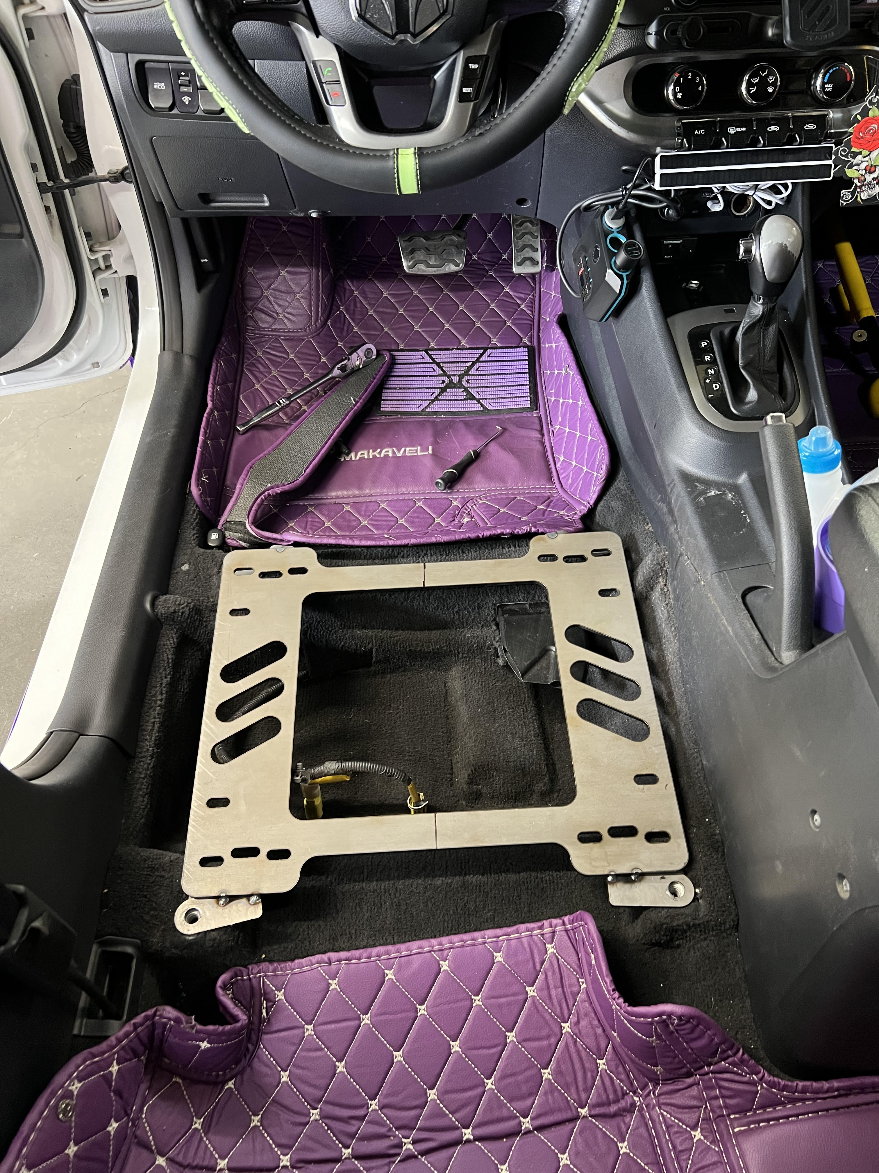 Planted Seat Bracket- Kia Rio [3rd Generation UB/QB Chassis] (2012-2017) - Driver / Left