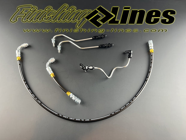 Finishing Lines EG Civic/DC Integra SFWD V3 Front Brake Line Kit - JSI Racing 