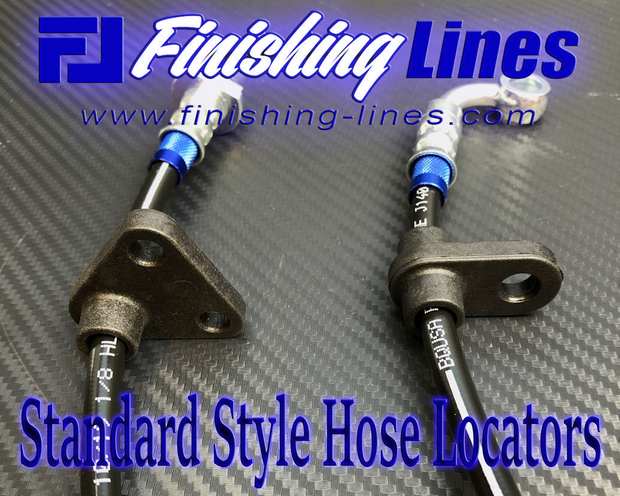 Finishing Lines EG Civic Front Caliper Hose Pair (Aftermarket Brakes)