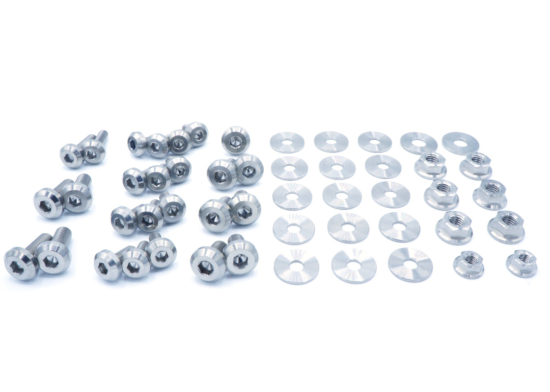 Titanium Hardware Engine Bay Kit - Subaru WRX/STI (2002-2003) - JSI Racing 