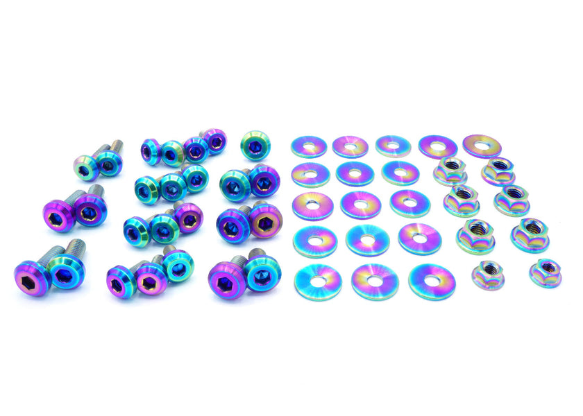 Titanium Hardware Engine Bay Kit - Subaru WRX/STI (2002-2003) - JSI Racing 