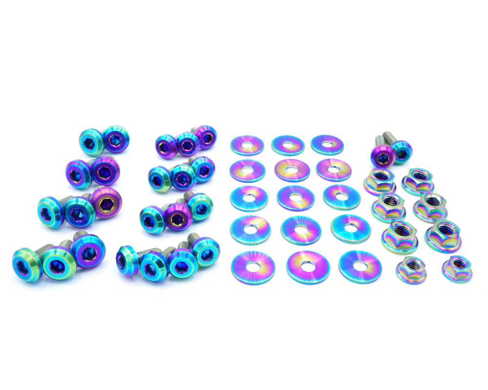 Titanium Hardware Engine Bay Kit - Subaru Forester (2006-2008) - JSI Racing 