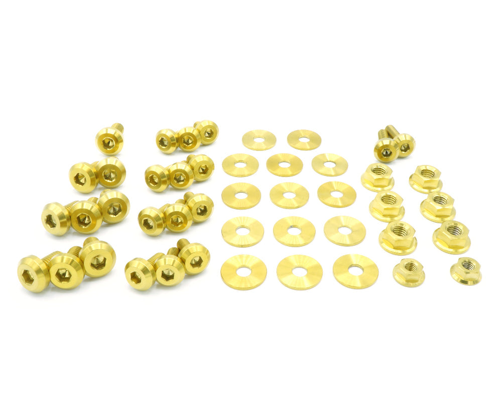 Titanium Hardware Engine Bay Kit - Subaru Forester (2003-2005) - JSI Racing 