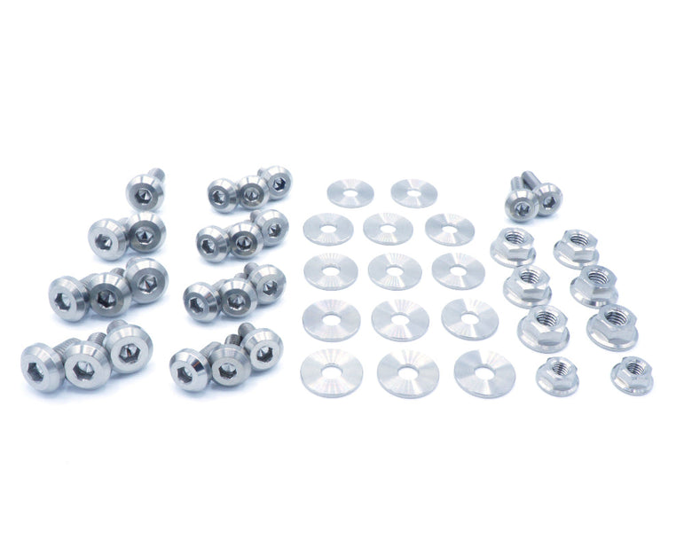 Titanium Hardware Engine Bay Kit - Subaru Forester (2003-2005) - JSI Racing 