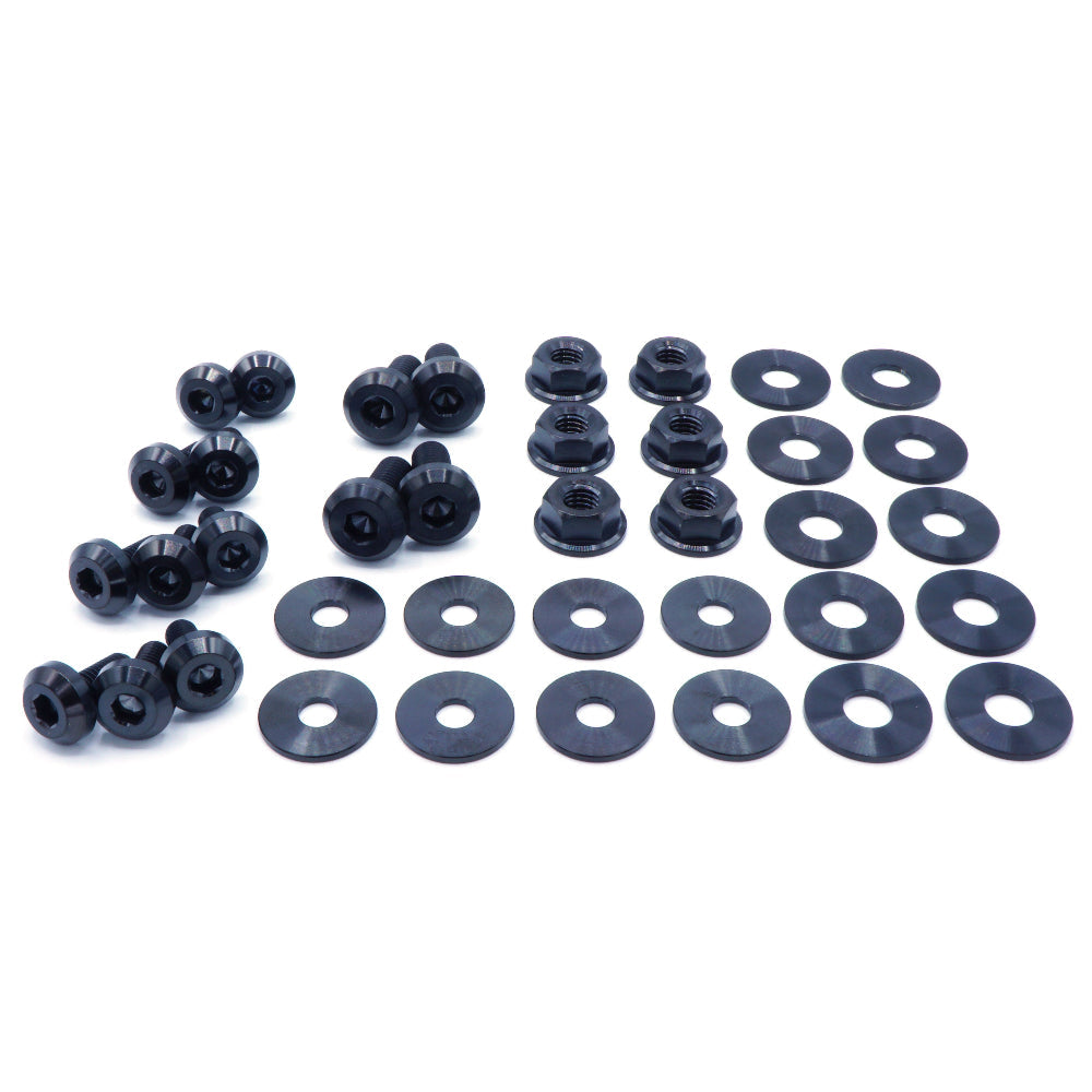 Stage 1 Titanium Hardware Engine Bay Kit - Subaru Impreza GC8 (1992-2001) - JSI Racing 