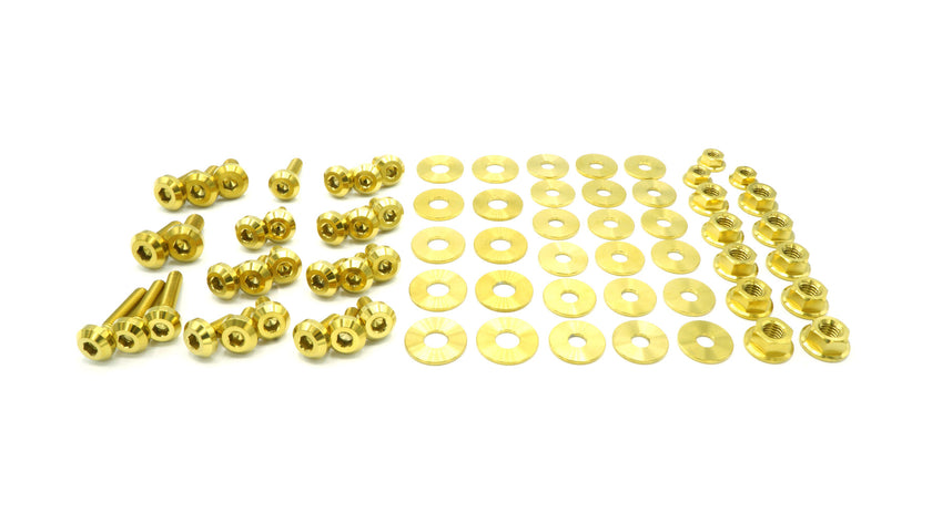 Stage 2 Titanium Hardware Engine Bay Kit - Subaru Impreza GC8 (1992-2001) - JSI Racing 